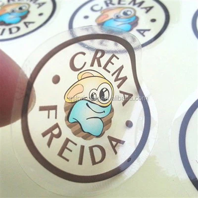 Prozirna pvc crtana naljepnica