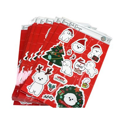 Vodootporna ljepljiva crtana naljepnica Digitalni ispis